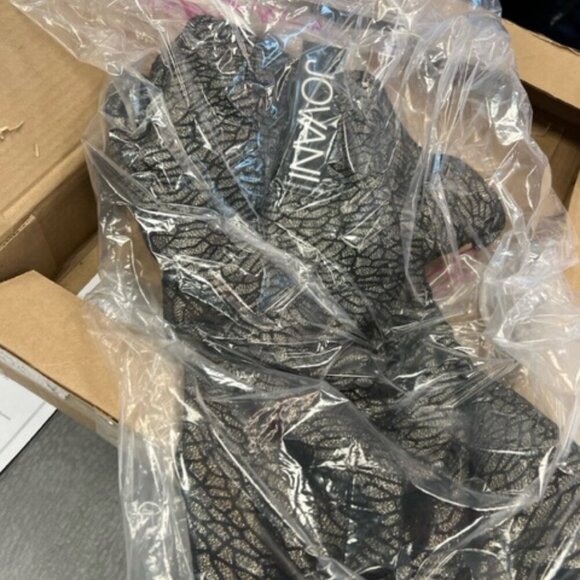 NWT Jovani 06834ASC Glitters Holiday Dress Coffee Size 2 - Picture 9 of 9